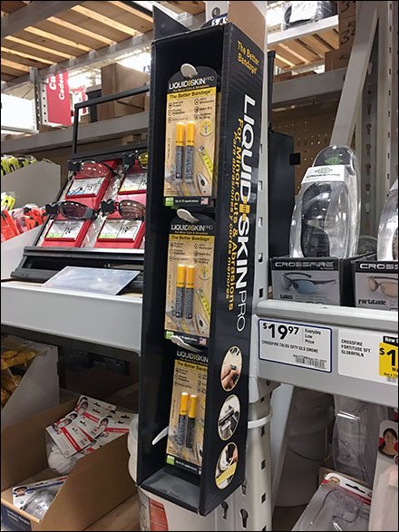 Corrugated Strip Merchandiser For Pallet Rack