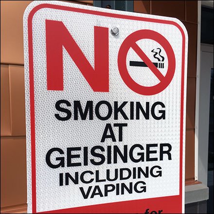 No Smoking or Vaping Allowed On Campus