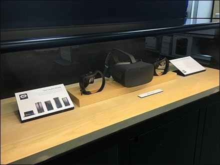 Endcap Billboard Display For Oculus Headset
