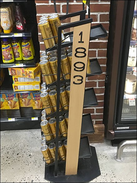 Gravity Feed 1893 Pepsi Cola Beverage Rack