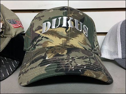 Embroidered Baseball Cap Slatwall Shelf Display