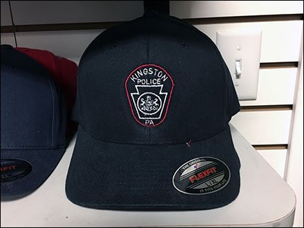 Embroidered Baseball Cap Shelf Display