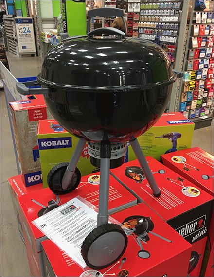 Weber Mini Grill Merchandising Display