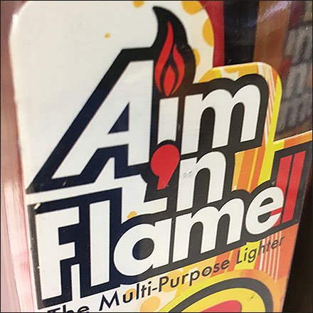 Scripto Aim N Flame Utility Lighter Display