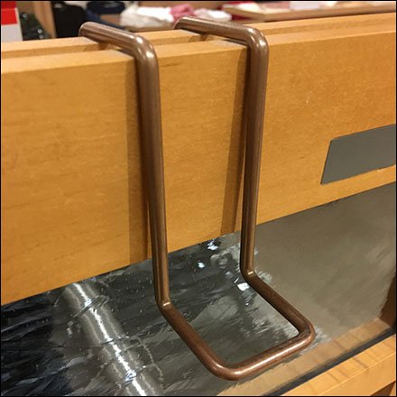 All-Wire Rack-End Pin-Up Loop Hook