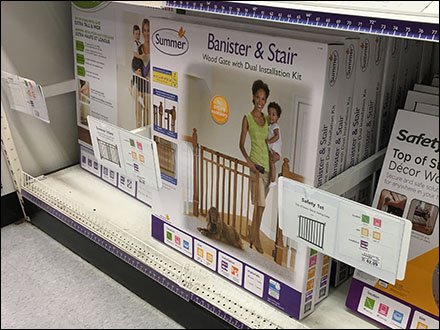 L-Shape Divider, Productstop, Sign-Holder Combo