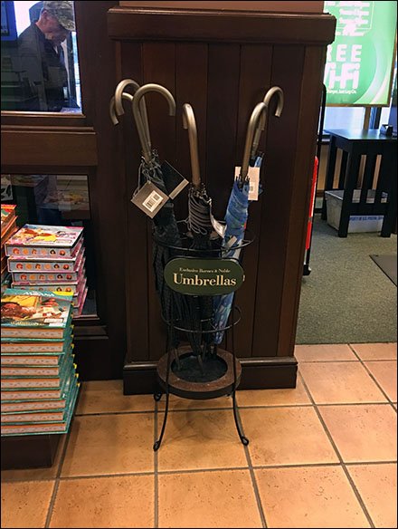 Exclusive Umbrella Rack at Barnes & Noble