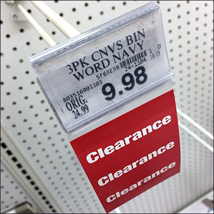 Clearance Bib Tag For Scan Hook Feature