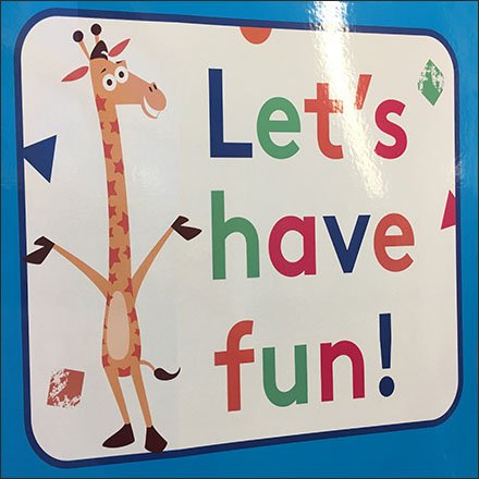 Let's Have Fun, Let's Get Social Sign