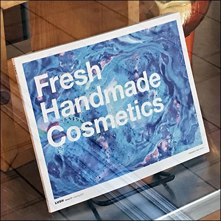 Lush Fresh Handmade Cosmetics Sign