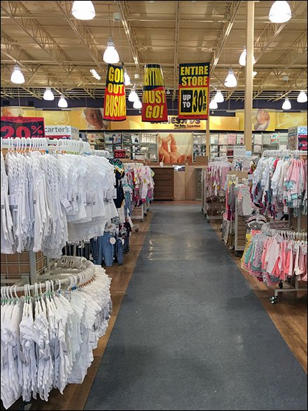 Store Closing Signs At Babies R Us