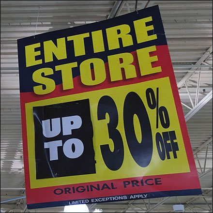 Store Closing Signs At Babies R Us