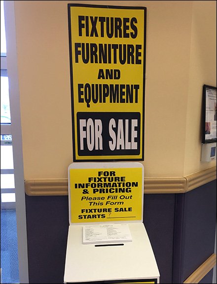 Babies-R-Us Fixtures For Sale Ballot Box