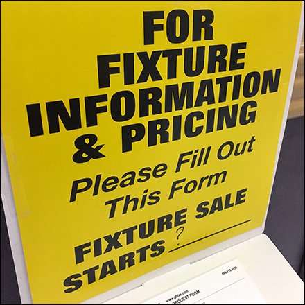 Babies-R-Us Fixtures For Sale Ballot Box