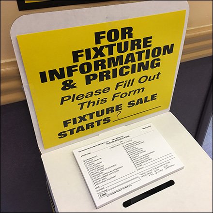 Babies-R-Us Fixtures For Sale Ballot Box