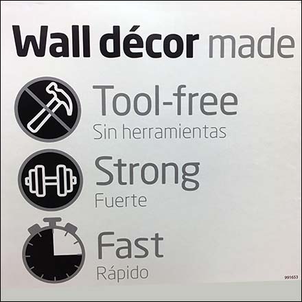 Picture Hook Features and Benefits Icons