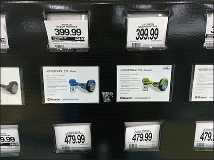 HoverBoard Pick Card Color Selection