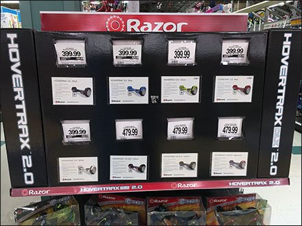 HoverBoard Pick Card Color Selection