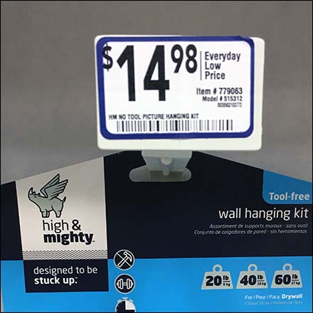 Plastic Butterfly Scan Hook for Picture Hooks
