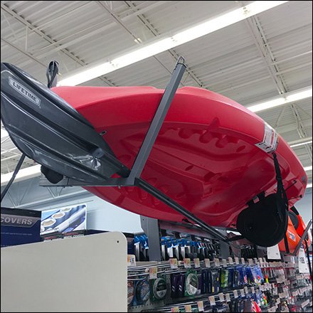 Up-Side-Down Kayak Display Feature
