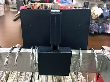 Apparel Bar Merchandiser Sign Holder