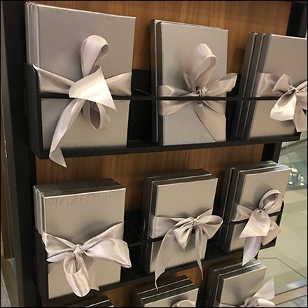 Gift Cards Boxed and Bowed Display