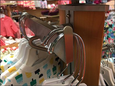 Gymboree Column-Mount Bar Merchandiser