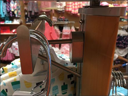Gymboree Column-Mount Bar Merchandiser