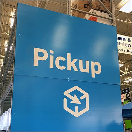 Lowes Online Pickup Service Counter Feature