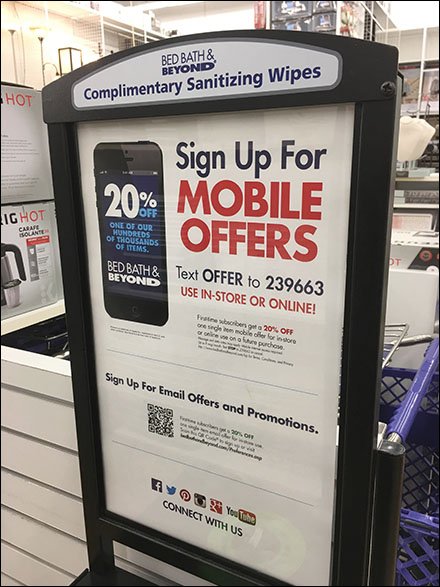 Sanitary Wipes Offer Advertising Opportunity
