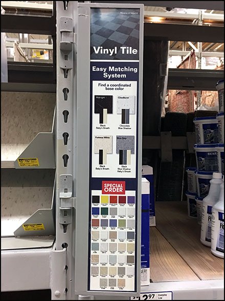 Vinyl Tile Flooring Easy Matching System