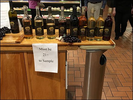 Alcohol Sampling Age Restrictions Apply