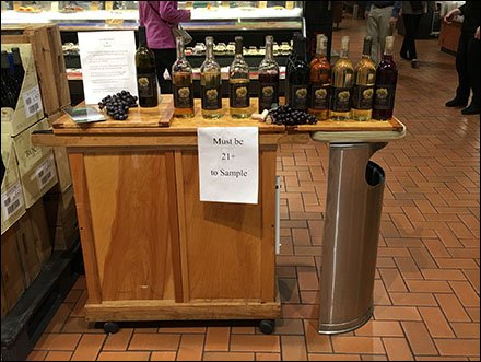 Alcohol Sampling Age Restriction Applies