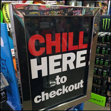 Chill Here Checkout Queue Communique