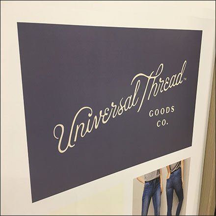 Universal Thread Style Definition Freestanding Sign