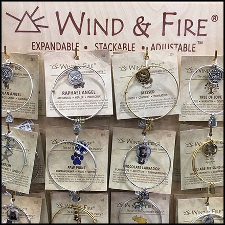 Wind and Fire Counter Top Display