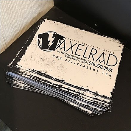 Stepped Card Holder And Branded Brochures