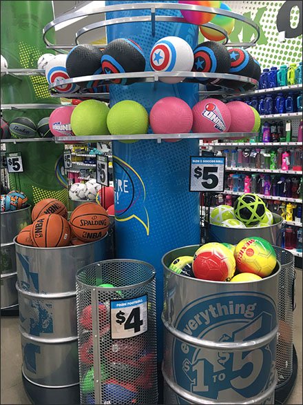 Bulk Bin Barrel Ball Display Overview