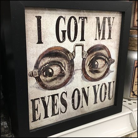Vintage Anti-Theft Warning is Low Tech