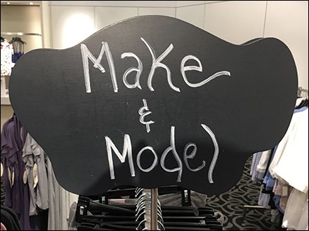 Shopping Fashion By Make and Model Clothing Rack