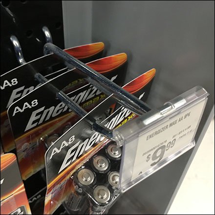Compact Energizer Battery Scanning Loop Hook
