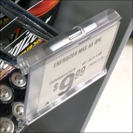 Scanning Loop Hook Flip-Front Label Holder