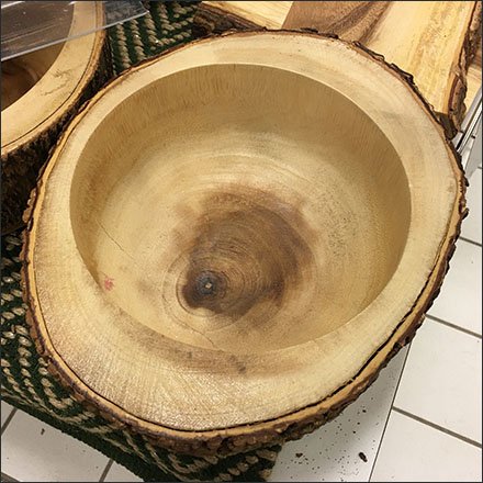 Natural Wood Tableware Merchandising