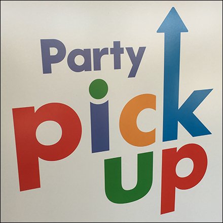 Party Pick Up Advertising In Store