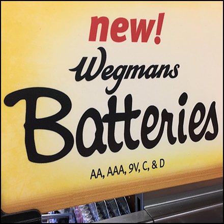 Private Label Battery Cashwrap Display