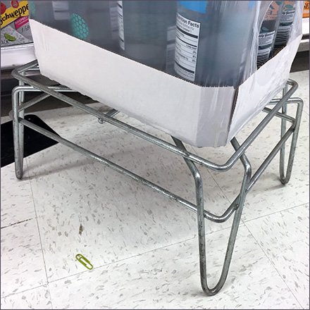 All Wire Dunnage Rack For Bottled Water
