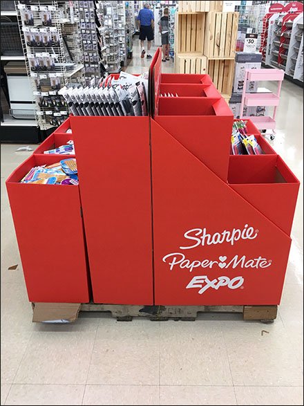 Back-To-School Sharpie and Papermate Display