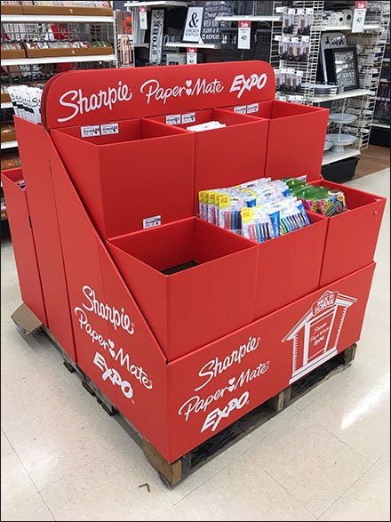 Back-To-School Sharpie and Papermate Display