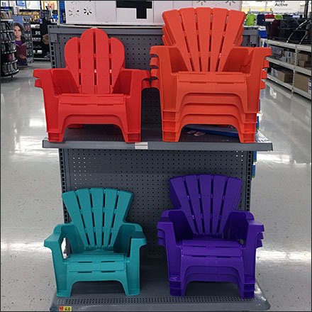 Adirondack Chair Endcap Merchandising