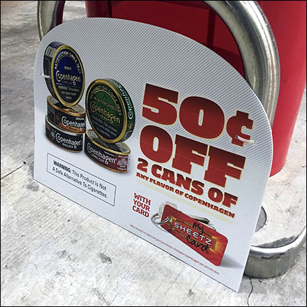 50C Off Gas Pump Island Starting Gate Promotion